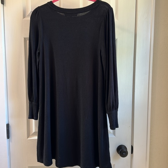 Loft Black Long Sleeve Dress Size Small - Picture 4 of 4
